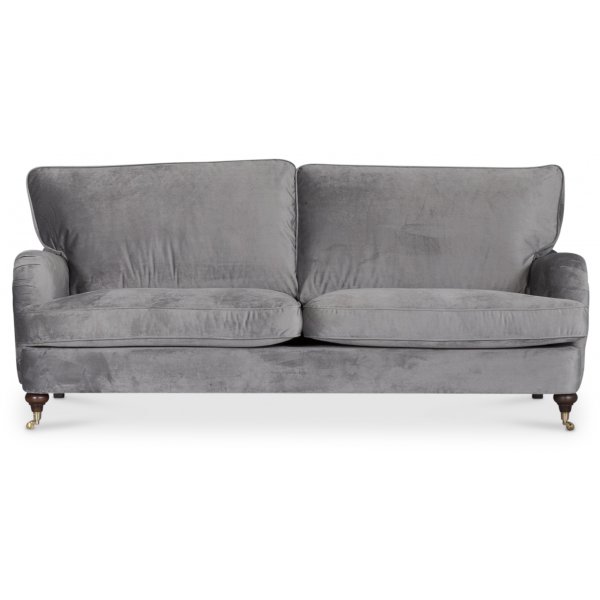 Howard Watford deluxe 3-sits soffa - Gr Sammet