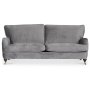 Howard Watford deluxe 3-sits soffa - Gr Sammet