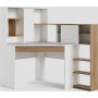 Function Plus skrivbord 138,4 x 101,6 x 141,1 cm - Vit/ek