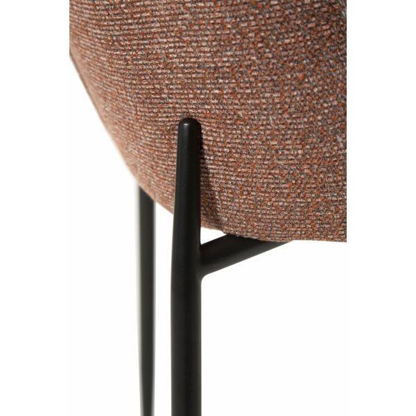 Chaise de salle  manger Glam - Boucle rouge
