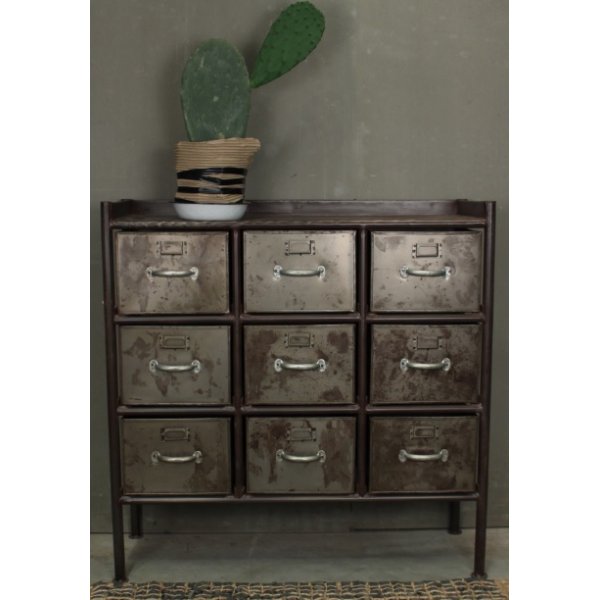 Zanzibar byrå - Vintage metall Zanzibar byrå - Vintage metall