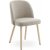 Chaise de salle  manger Anne - Boucl beige