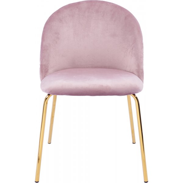 Stol rosa med guldiga ben - Plaza Stol rosa med guldiga ben - Plaza