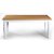 Table  manger Wadstena 140 cm - Blanc/Chne