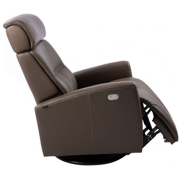 Fauteuil inclinable électrique Milan - Marron Fauteuil inclinable électrique Milan - Marron