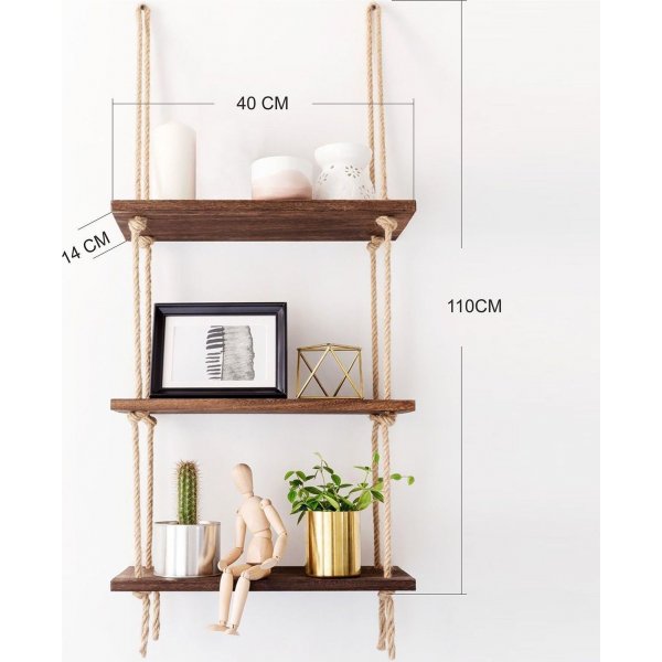 Abstracte wandplank 41 - Walnoot Abstracte wandplank 41 - Walnoot