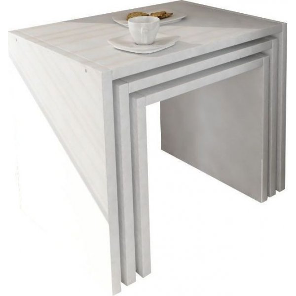 Table de pari Zariel 32.5x35 | 38,5x35 | 44.5x35cm - Blanc Table de pari Zariel 32.5x35 | 38,5x35 | 44.5x35cm - Blanc