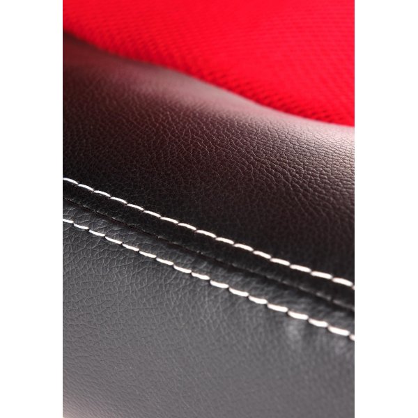 Chaise de bureau Berkel - Noir/rouge Chaise de bureau Berkel - Noir/rouge