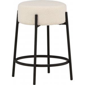 Tabouret de bar Tucson 60 cm - Blanc