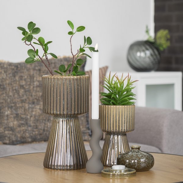 Pot Kuglu Marron/Bleu 15 cm