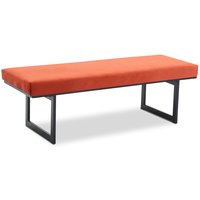 Simple sittbänk - Roströd sammet / Svart Simple sittbänk - Roströd sammet / Svart