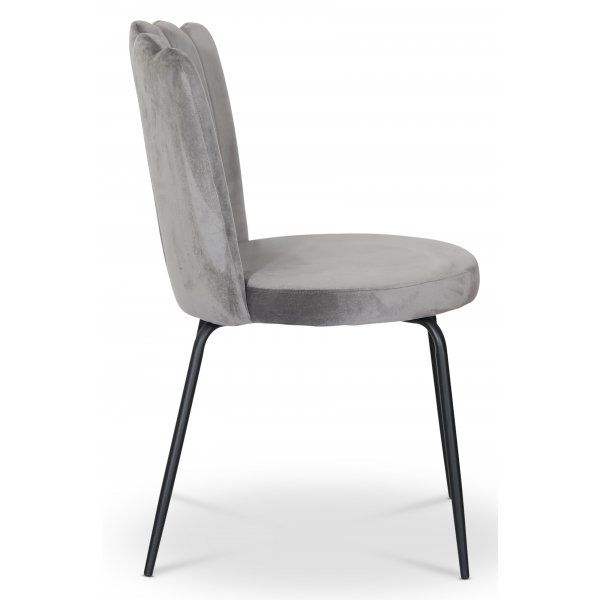 Lidingö Stol i grå sammet Lidingö Stol i grå sammet