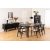 Table  manger A-Line 120-220 x 120 cm - Noir