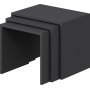 Nebes satsbord 45/50/55 x 36/38/40 cm - Antracit