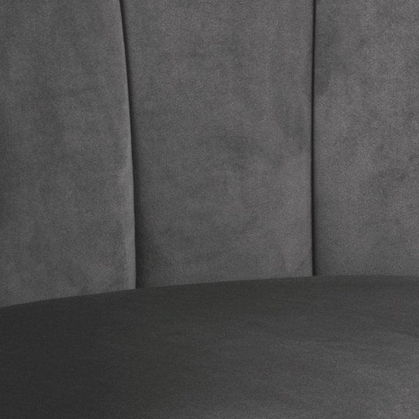 Fauteuil Daniella - Gris foncé/noir Fauteuil Daniella - Gris foncé/noir