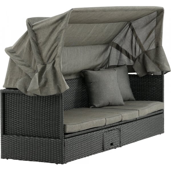 Nopy solsäng - Svart/Grå Nopy solsäng - Svart/Grå