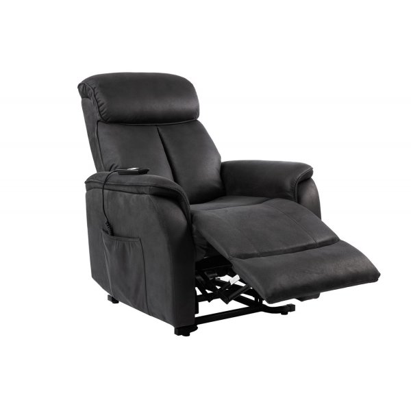 Fauteuil relevable lectrique Stenis - gris fonc