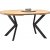 Nastro matbord 100-250 cm - Ek/svart