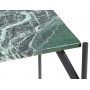 Accent soffbord 50 - Grn marmor / Svart