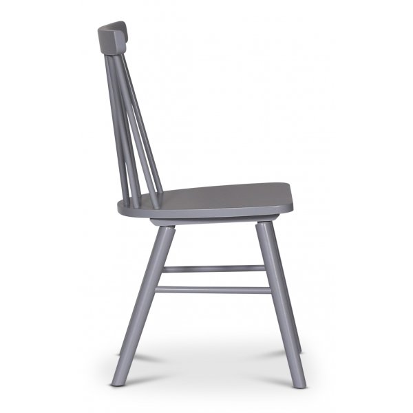 Sintorp matgrupp, runt matbord Ø115 cm inkl 4 st Orust pinnstolar - Betong (Laminat) + Textilvård för möbler Sintorp matgrupp, runt matbord Ø115 cm inkl 4 st Orust pinnstolar - Betong (Laminat) + Textilvård för möbler