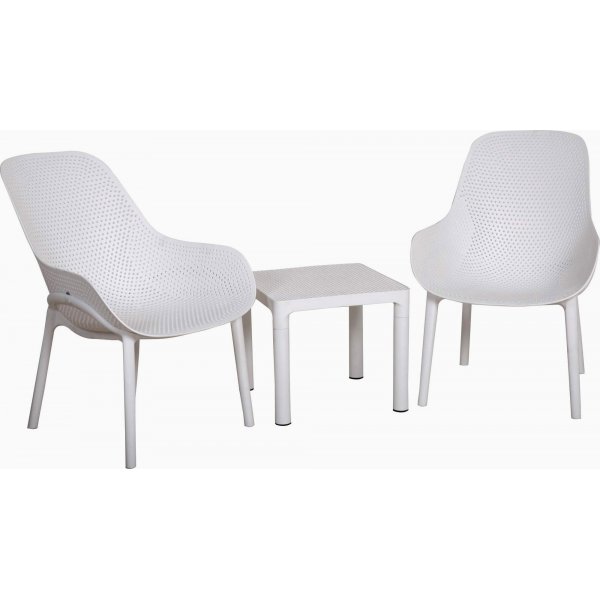 Flores loungegrupp - Vit + Flckborttagare fr mbler