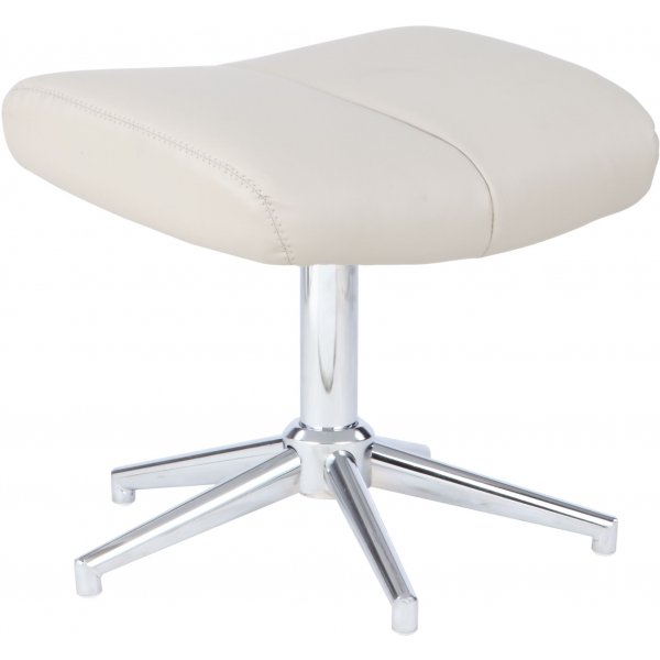 Penglund fåtölj med fotpall - Beige (konstläder) Penglund fåtölj med fotpall - Beige (konstläder)