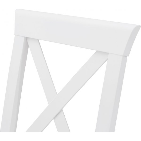 Chaise de salle  manger Allan - Gris/blanc