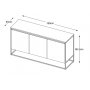 Dito sideboard oljad ek