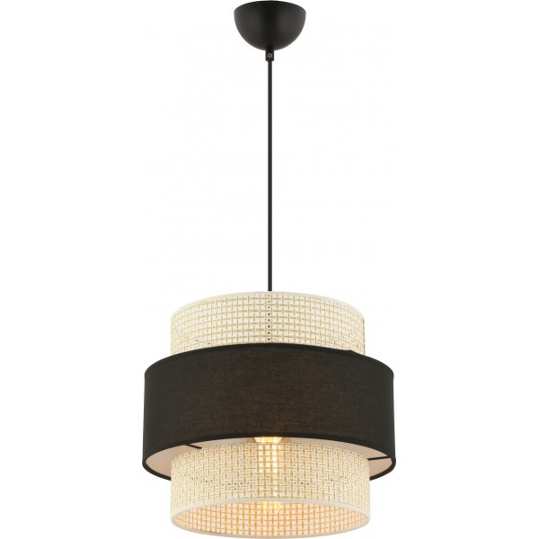 Cascade taklampa - Cream/svart