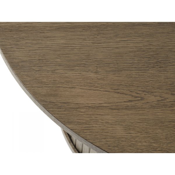 Table basse ronde Mood en chêne fumé Ø90 cm Table basse ronde Mood en chêne fumé Ø90 cm