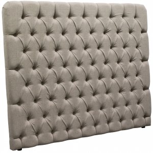 Romance snggavel med knappar 120 x 130 cm - Mrkgr