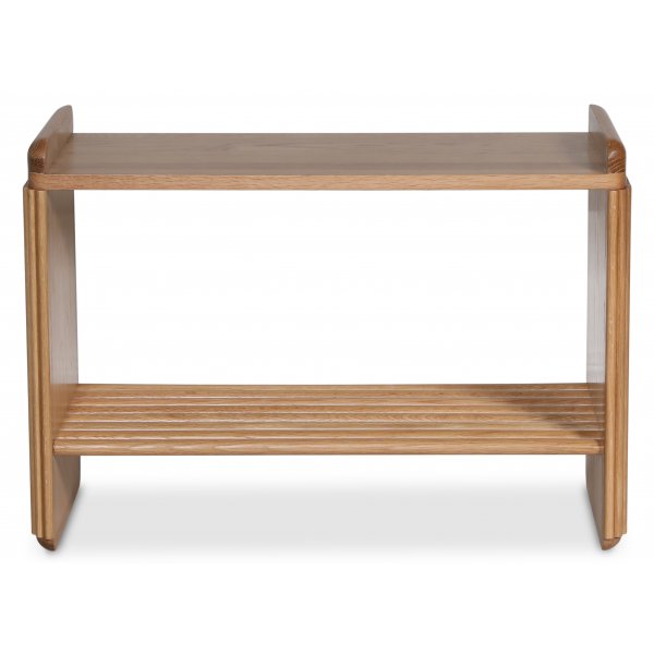 Posh skohylla / Sittbänk i ek Posh skohylla / Sittbänk i ek