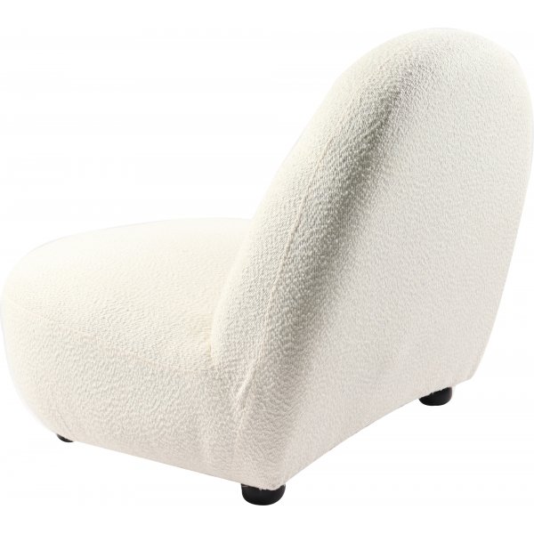 Fauteuil Boogi en Boucle / Teddy blanc cass�