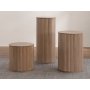 Cylinder sidobord 40 cm - Whitewash