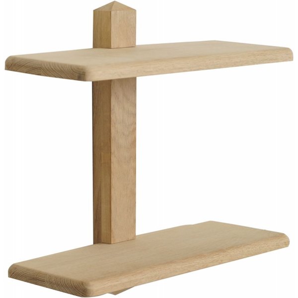 Mindy wandplank - Wit gepigmenteerd eikenhout Mindy wandplank - Wit gepigmenteerd eikenhout