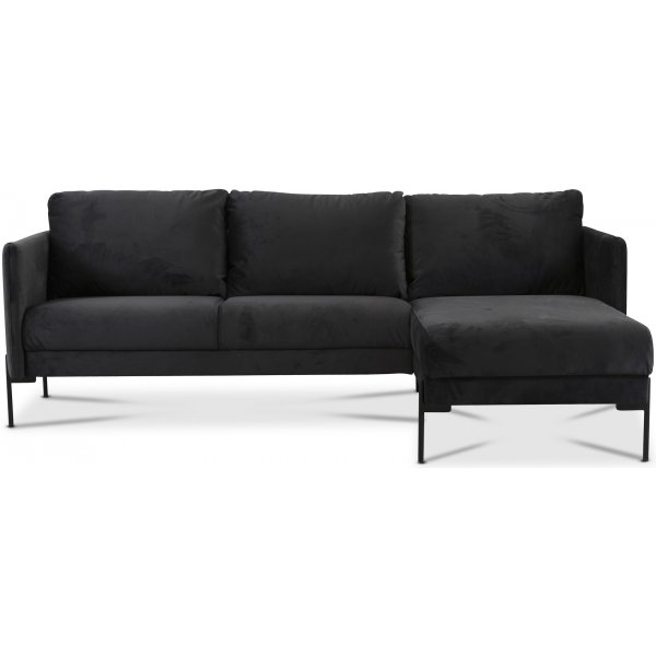 Kingsley divansoffa - Antracit sammet