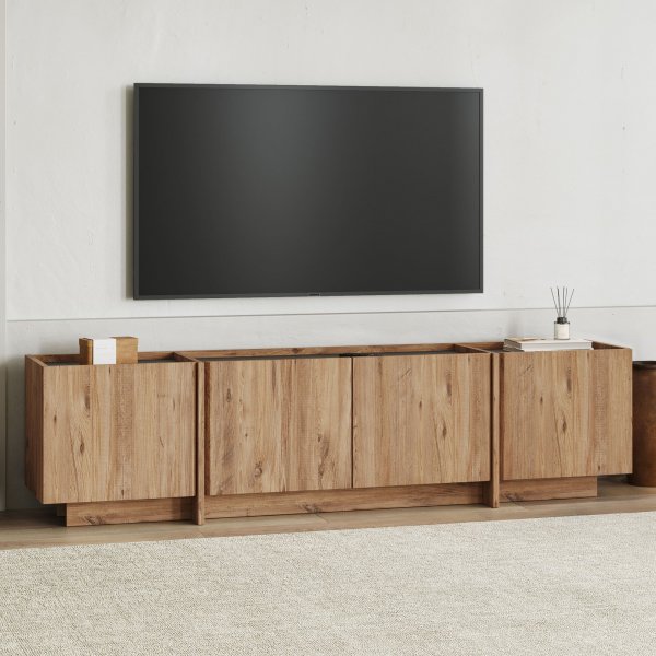 TV-b�nk Lorensa 180 cm - Atlantic Pine/Antracit