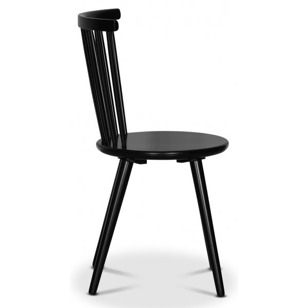 Sintorp matgrupp, runt matbord Ø115 cm inkl 4 st svarta pinnstolar Castor - Vit marmor (Laminat) Sintorp matgrupp, runt matbord Ø115 cm inkl 4 st svarta pinnstolar Castor - Vit marmor (Laminat)