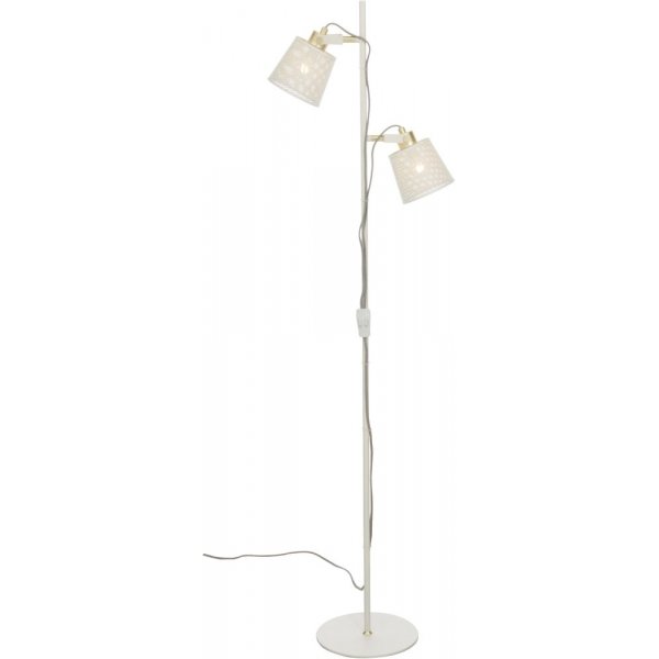 Frapino golvlampa - Vit/matt mssing