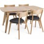 Table  manger extensible Bito en chne huil 150-195 cm