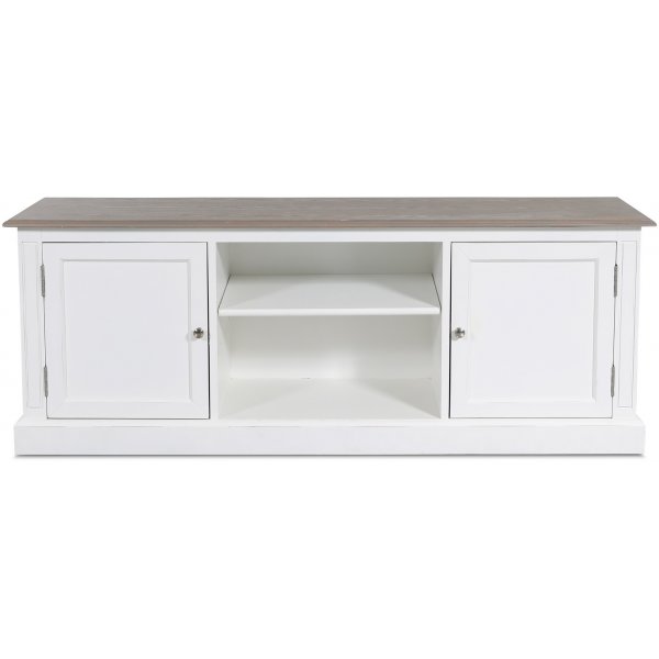 Viktoria TV-bnk 160x60 - Vit/gr