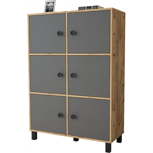 Vilamo skåp 48 - Furu/antracit Vilamo skåp 48 - Furu/antracit