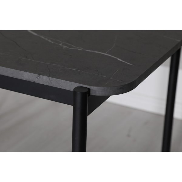 Wayne Matbord 180x90 cm - Grå marmorfoliering Wayne Matbord 180x90 cm - Grå marmorfoliering