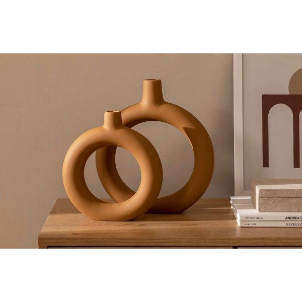 Vase Hoyo - Caramel Vase Hoyo - Caramel
