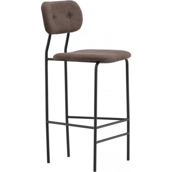 Tabouret de bar Ralf - Noir/Marron Tabouret de bar Ralf - Noir/Marron