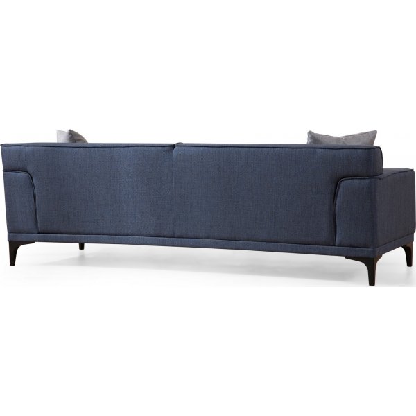 Canapé 3 places Petra - Bleu Canapé 3 places Petra - Bleu