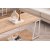 Lissa salontafel 120 x 50 cm - Saffier eiken/wit