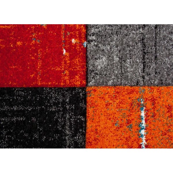 Machinaal geweven vloerkleed Aversa - Rood Machinaal geweven vloerkleed Aversa - Rood