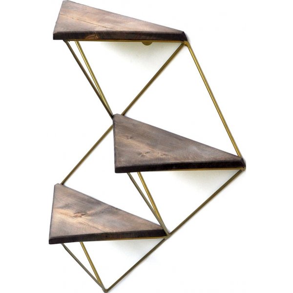 Walter wandplank 76 - Walnoot/goud