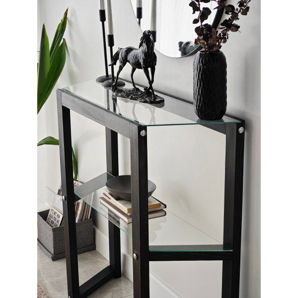 Table en relief Via 85 x 31 cm - Anthracite Table en relief Via 85 x 31 cm - Anthracite